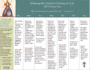 OCLife Prayer List 1